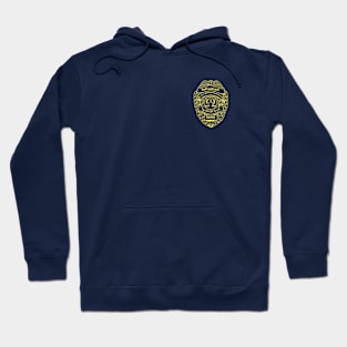 Inhuman Law Enforcement Badge Hoodie